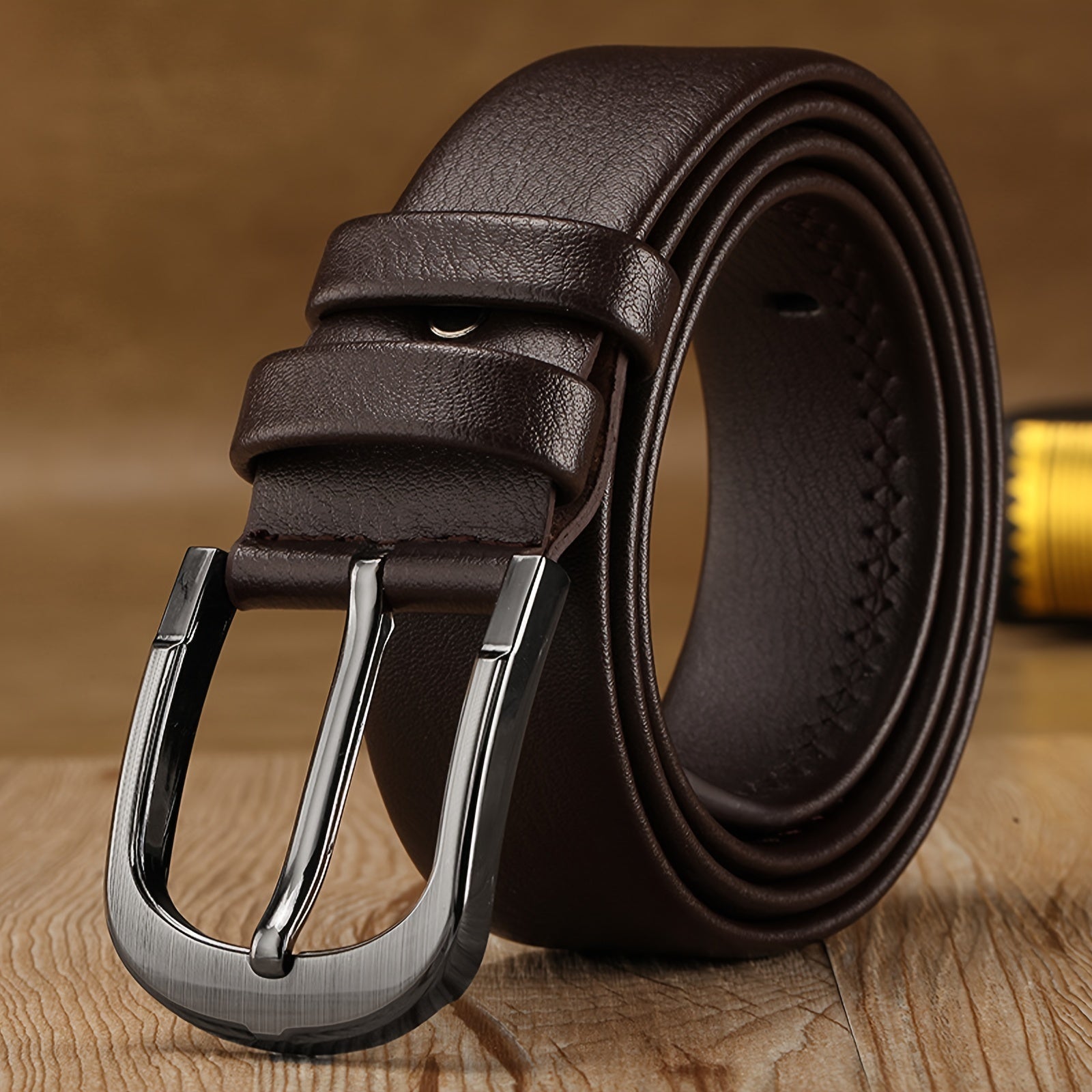 Men's Pin Buckle Work & Business Belt for Dad & Husband
