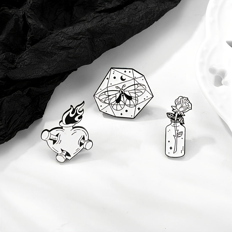 Gesture Pattern Zinc Alloy Pin