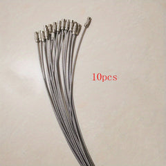 10pcs Stainless Steel Keychain Cable Rope For Men Hiking
