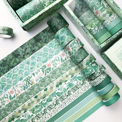 12 Rolls Artist Washi Tape Set for Crafting Scrapbooking