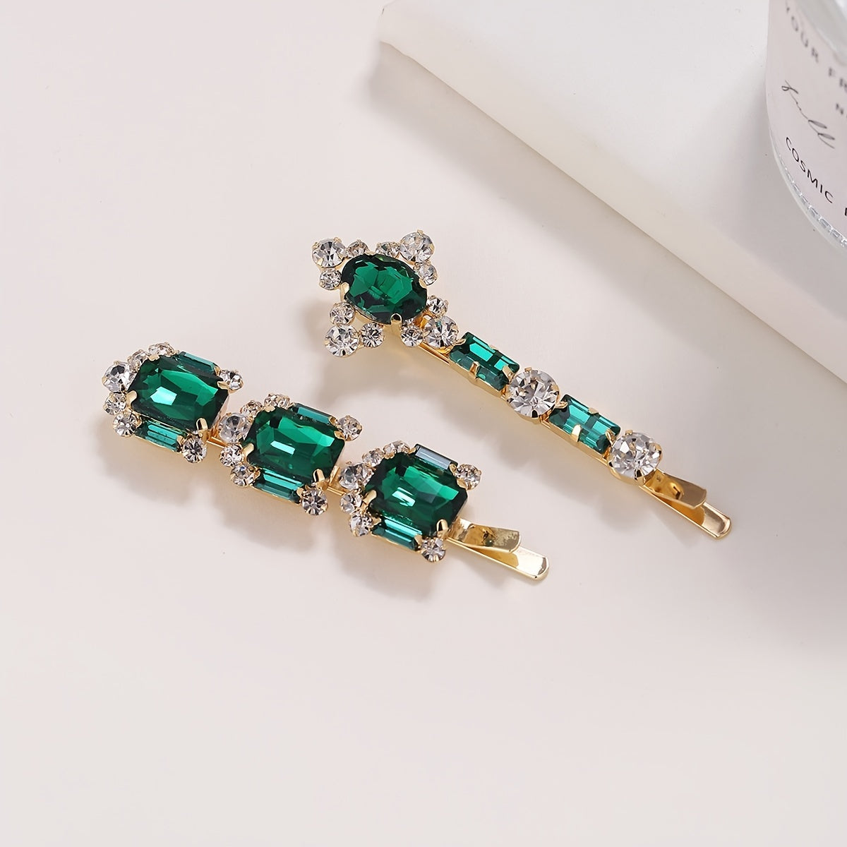 Shining Rhinestone Hair Clip Non Slip Hair Accessory