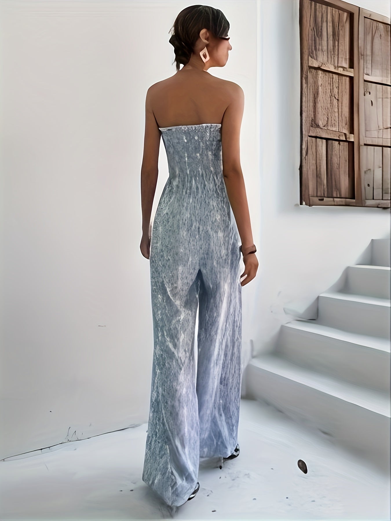 Boho Floral Wide Leg Jumpsuit