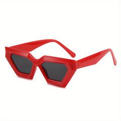 Men's Vintage Cat Eye Large Frame Sunglasses UV400 Protection