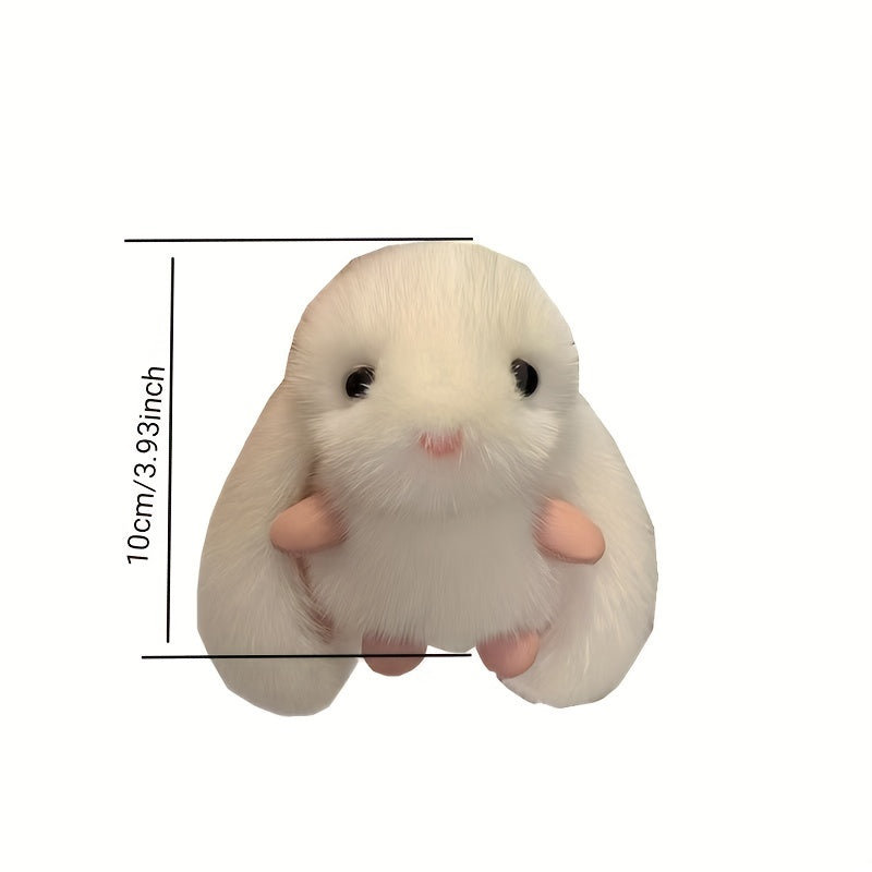 Mink Rabbit Bag Pendant High end Gift Car Keychain Halloween decor