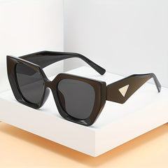Men's UV Protection Polygonal Frame Sunglasses Retro Style