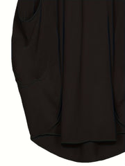 Women's Plus Cucumber Can Print Long Sleeve Round Neck... Baggy Dress