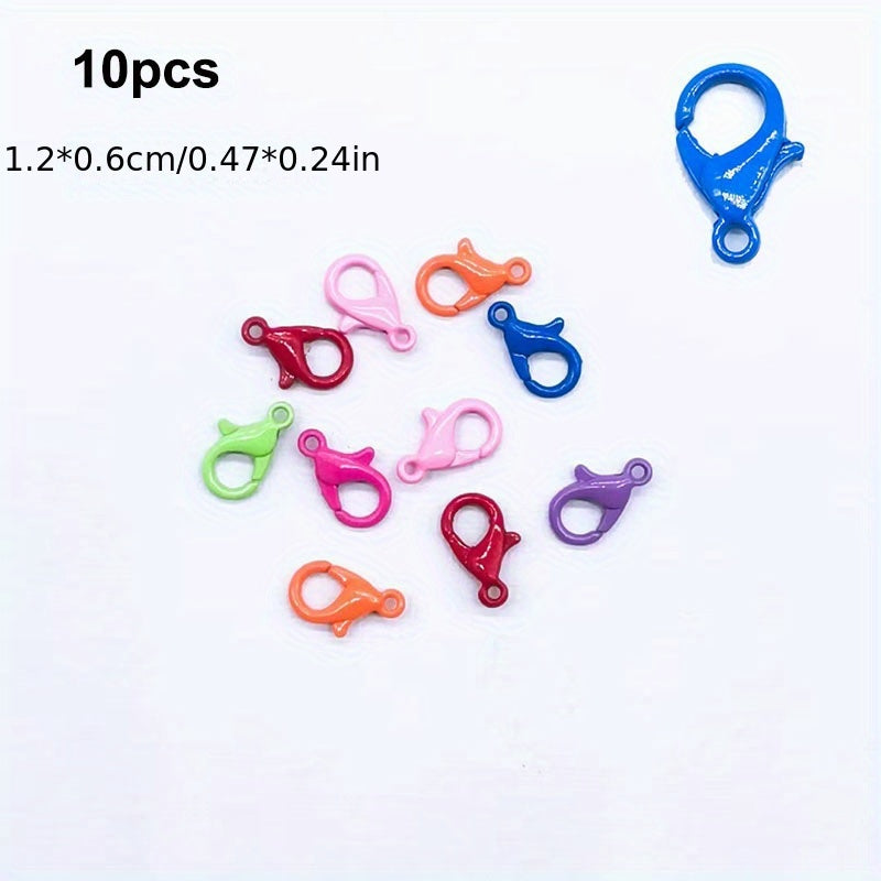 Mixed Alloy Open Ring Lobster Clasp Hook Ball Chain Jewelry Making DIY Finding