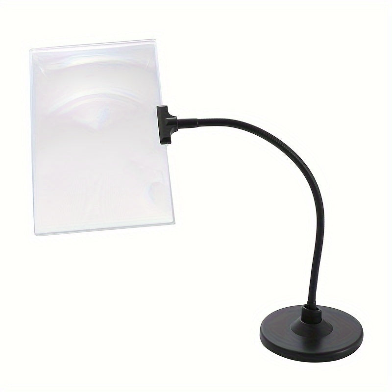 4x Magnifying Glass With Stand, Flexible Neck, 25.4 x 15.24 cm