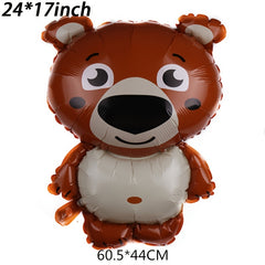 10 Animal Balloons Assorted 24in