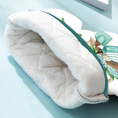 Colorful Cotton Oven Mitts, Heat Resistant Baking Insulation
