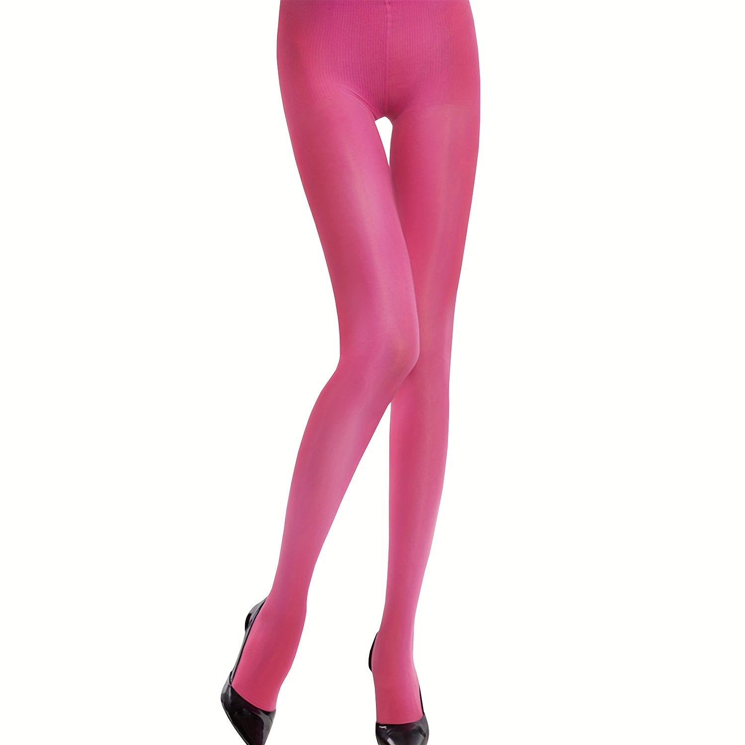 Opaque Elastic Pantyhose High Waist Women's Stockings