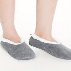 2 Pairs Plush Lined Low Cut Floor Socks