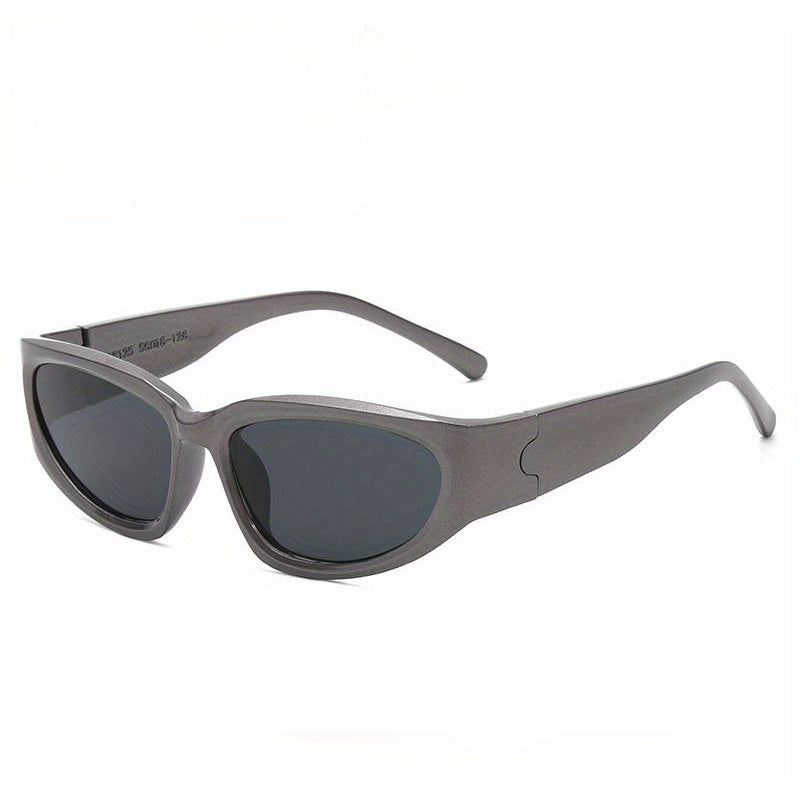 Y2K Wrap Around Sunglasses Futuristic Aviator Outdoor Eyewear UV400