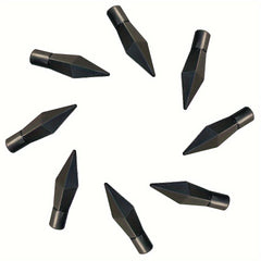 24pcs Soft Rubber Arrowheads Safety Replacement Broadhead Arrow Heads Tips
