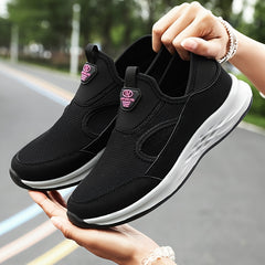 Women's Mesh Slip-on Walking Shoes Lightweight Outdoor Casual Sneakers