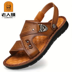 LAORENTOU Men's Outdoor Hiking Sandals Non Slip Beach Shoes