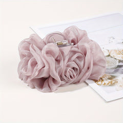 Large Solid Hair Claw Bow Hair Clip for Women