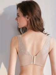 Lace Wireless Bra Full Coverage Comfy & Breathable Women's Lingerie