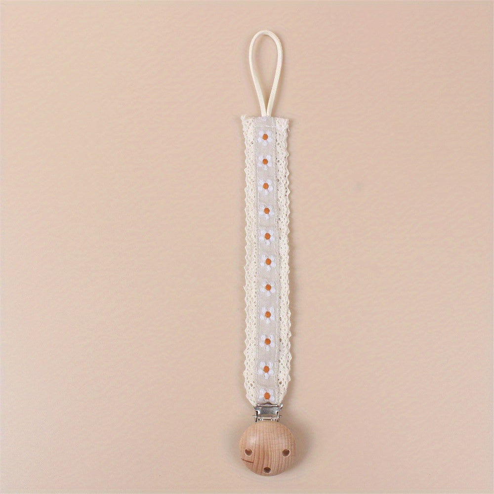 Baby Pacifier Clip Chain BPA-Free Comforting Toy Holder For Girls & Boys