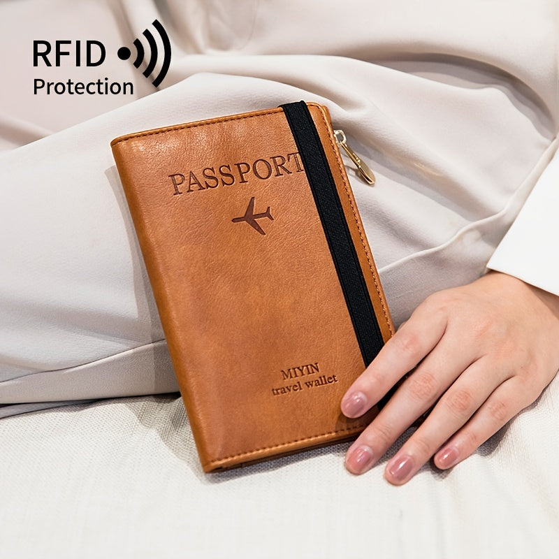 Travel RFID Passport Wallet for Men