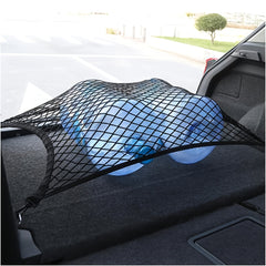 Car Sundries Storage Mesh Bag Double Single Layer Organizer