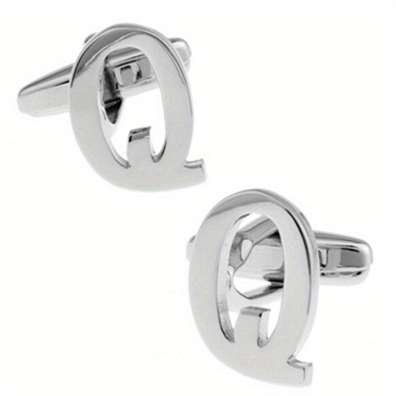 Men's French Button Q Cufflinks