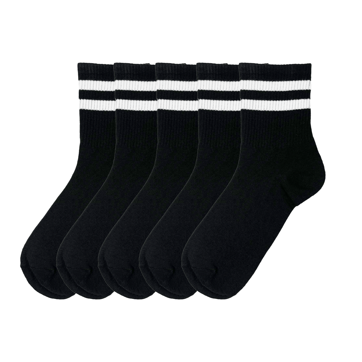Men's Striped Crew Socks Winter & Autumn