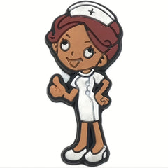 15pcs Nurse Pattern PVC Shoe Decoration Accessories for Party Favors