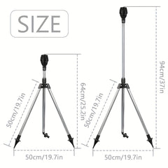 360 Degree Rotating Tripod Sprinkler for Large Yard Garden Lawn