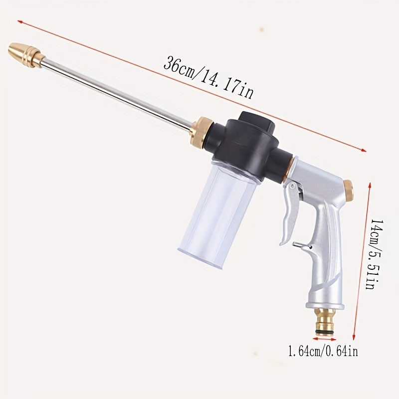 Pure Copper Nozzle Foam Car Washing Water Gun Electroplating Foam Gun