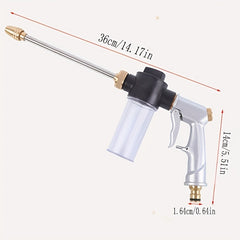Pure Copper Nozzle Foam Car Washing Water Gun Electroplating Foam Gun