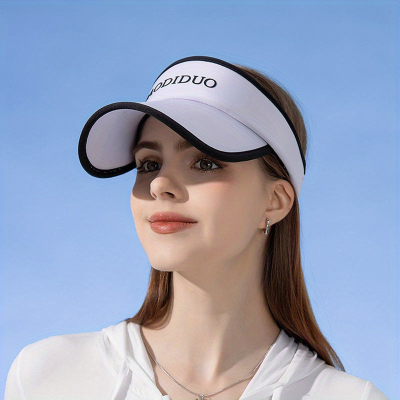 UPF 50 Visor Hat Lightweight Solid Sun Hat  Golf Baseball