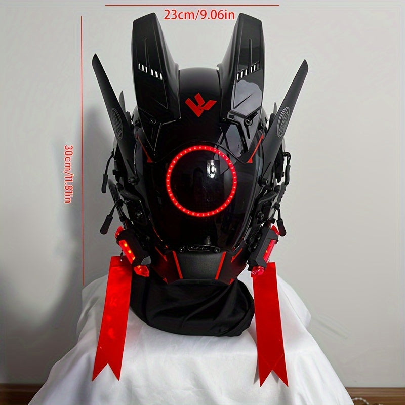 Punk Luminous Masks Halloween Party Decorative Masks Handmade