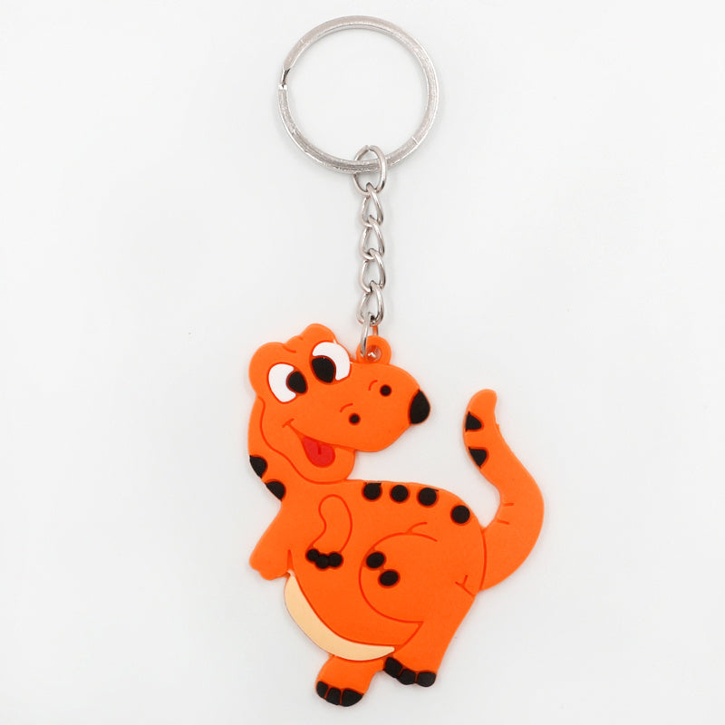 12 Dinosaur Keychains Pack