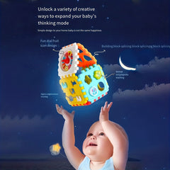 Educational Building Blocks 6 Sided Cube Number Graphic Cognition Baby Toys