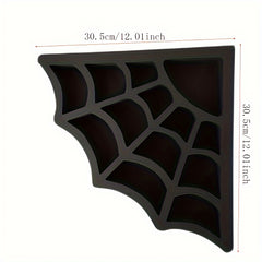 Gothic Spider Web Crystal Holder Shelf