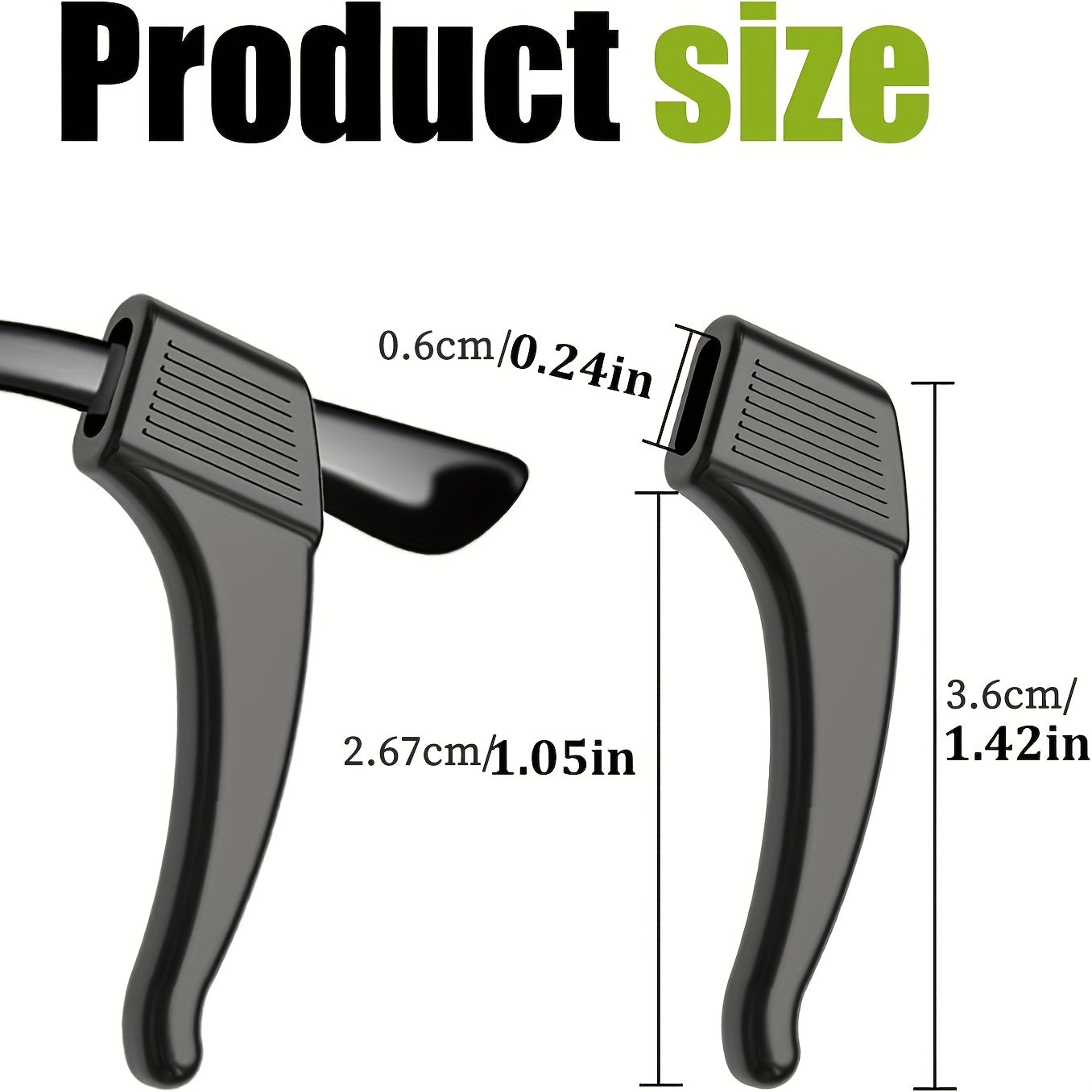Silicone Anti Slip Glasses Ear Grip Strap Holder for Kids Adults Sports Eyewear