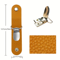 PU Leather Hat Clip Travel Hat Clips For Luggage