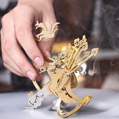 MOKR King Cat 3D Metal Jigsaw Puzzle DIY Decoration Gift