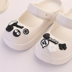 12pcs Cartoon Shoe Charm Sandal Slipper Buckle Set