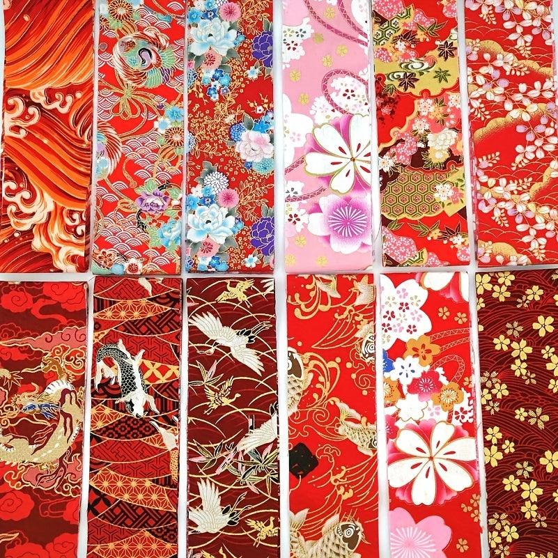 40pcs Quilting Bronzing Fabric Cotton for DIY Doll Clothes Patchwork Craft