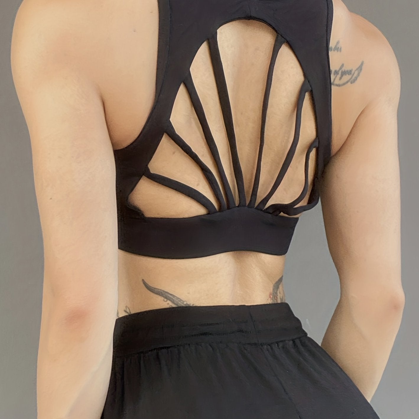 Scalloped Beauty Back Yoga Fitness Bra