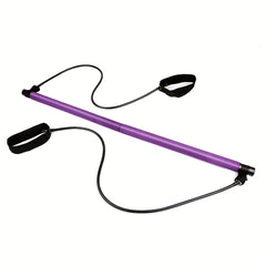 Portable Purple Pilates Stretching Sticks Kit