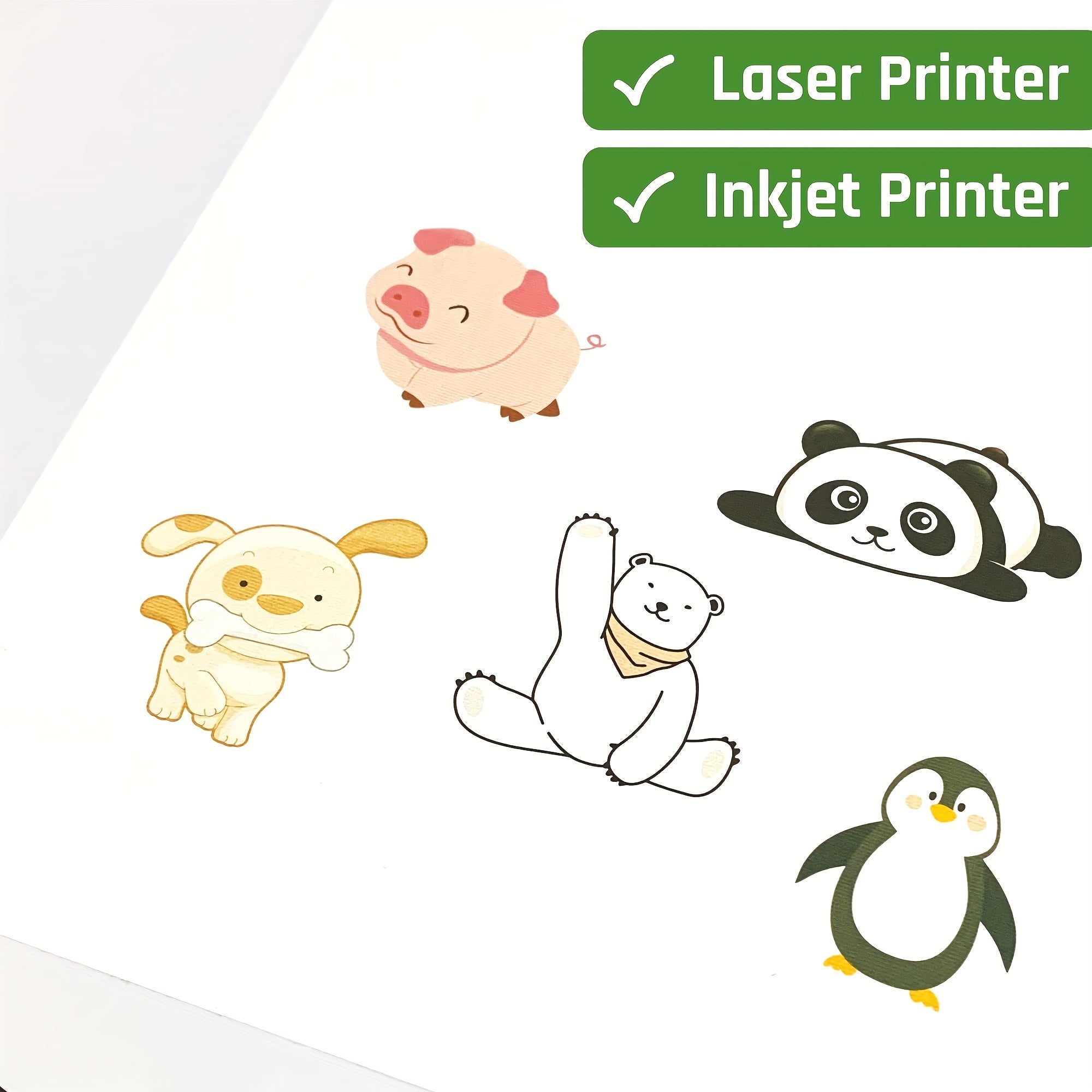 50sheets A4 Sticker Paper Matte for Laser & Inkjet Printing