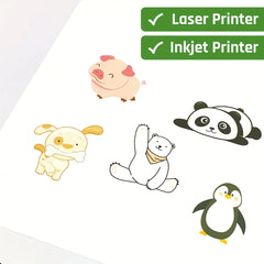 50sheets A4 Sticker Paper Matte for Laser & Inkjet Printing