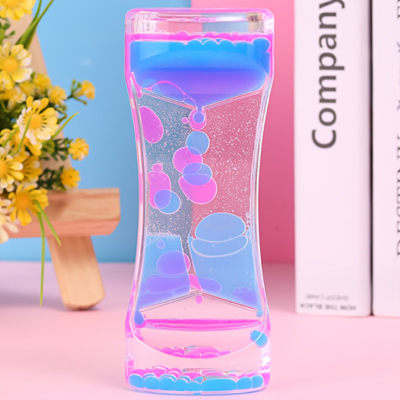 Creative Two Liquid Hourglass Timer Leak Acrylic Craft