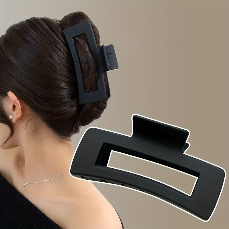 Large Hollow Hair Claw Solid Shark Claw Ponytail Holder Hair Accessories