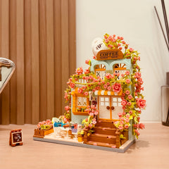 1000 pcs Coffee Shop Building Blocks - Ideal Gift for Graduation Season