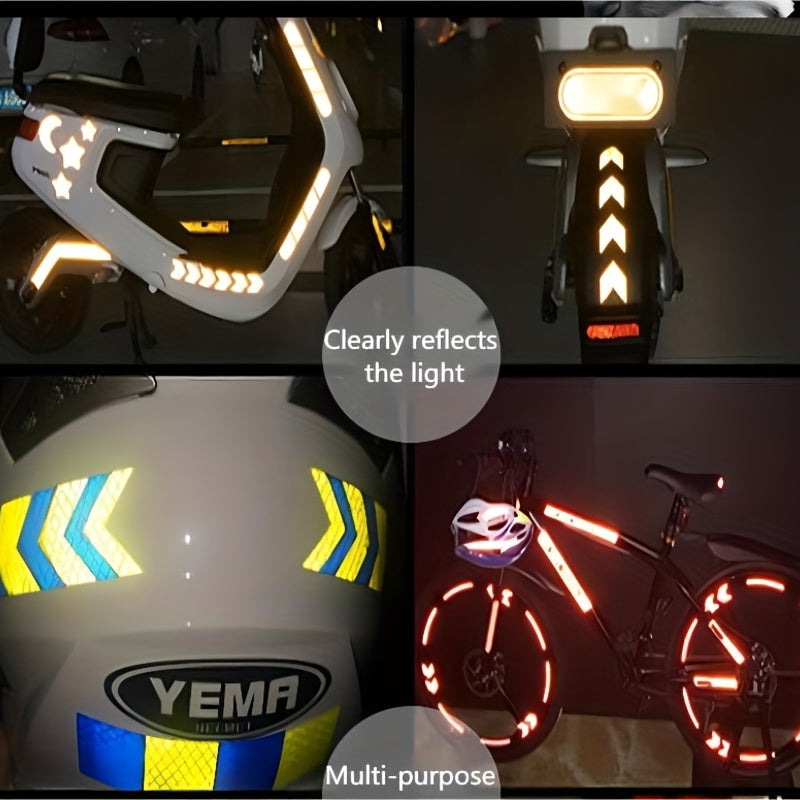 Reflective Stickers for Car Wheel Hub and Tire Rim - Enhance Roadway Safety
