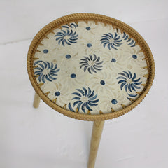 Boho Style Rattan Bedside Table Small Coffee Table